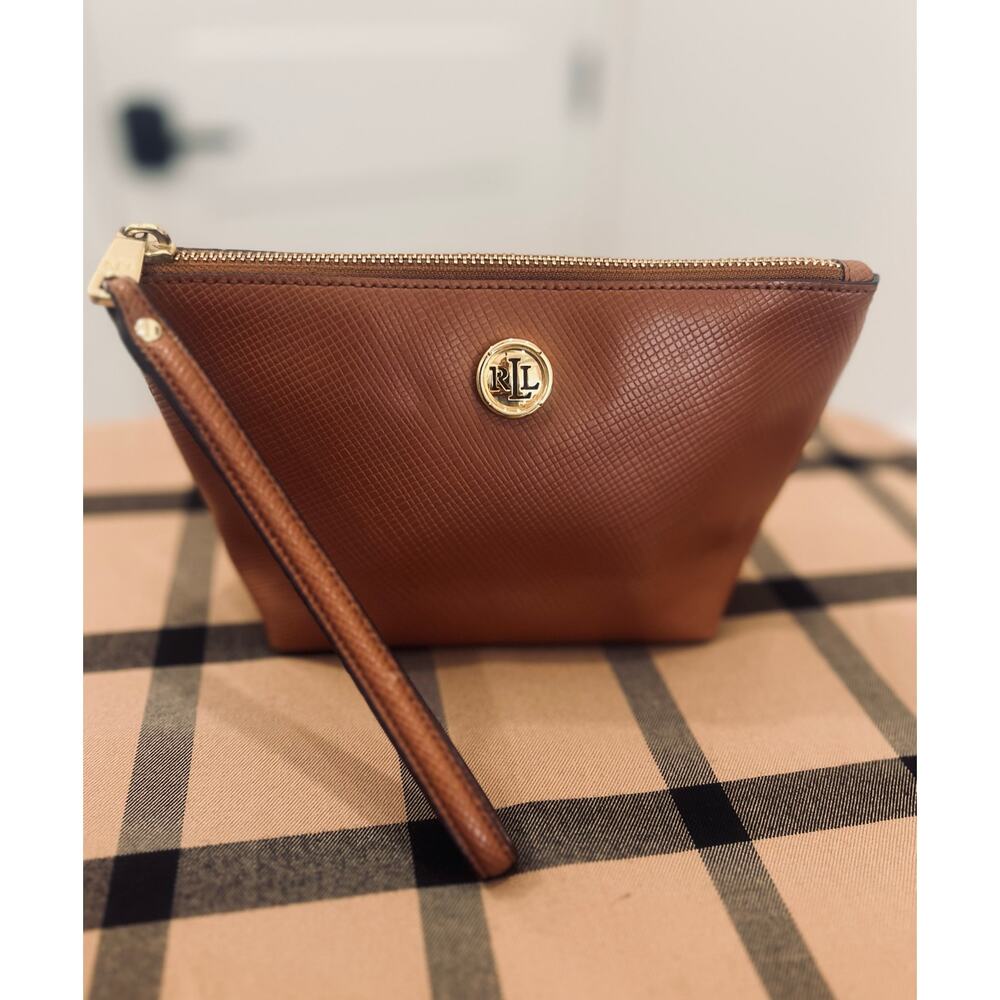 Ralph Lauren Leather Wristlet